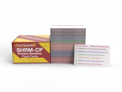 SHRM CP Practice Question Study Cards: SHRM CP Exam Prep 2025-2026 with Practice Test Questions for The SHRM Certification [Full Color Cards]