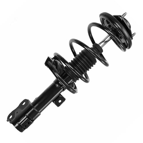 Image of Detroit Axle - 6pc Struts Sway Bars for 2008 2009 2010 Mitsubishi Lancer [Automatic CVT Transmission], 4 Front Rear Struts with Coil Springs 2 Front Sway Bars Suspension Replacement