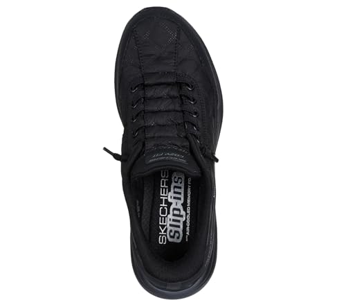 Skechers Skechers Womens, Contour Foam - Cozy Fit Hands Free Slip-Ins, Black 5 Medium