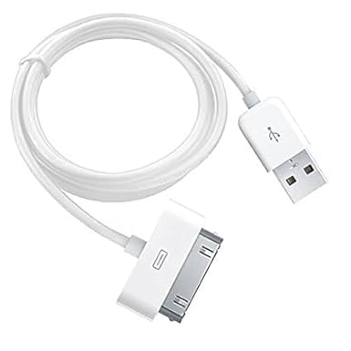 Fast Charging Cable Original 30 Pin Data Cable for iphn 4 iphn 4S iPod Nano IPad 2 iphn 3Gs 3G USB Cable Charger (White) (NP80)