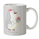 Mr. & Mrs. Panda Tasse Autohändlerin Herz - Geschenk, Schenken, Kollege, Autoverkäuferin, Kaffeebecher, Autokauf, Kaffeetasse, Beruf, Kaffeetassen,