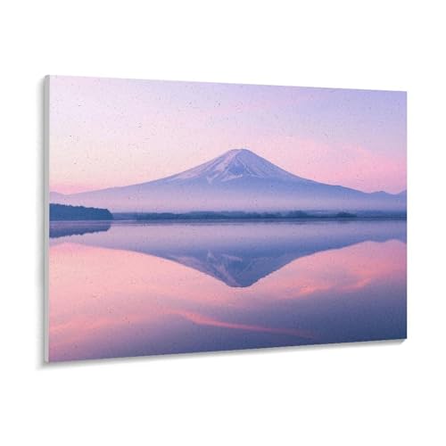 数字油絵 ラッセン 霞んだ富士山の眺め デジタル油絵 数字キットによる絵画 DIY絵 手塗り 美しい日本の風景写真 魅惑的な色彩の風景 数字キット塗り絵 壁飾り ホーム オフィス装飾 数字塗り絵 手工芸 初心者 大人 子供 贈り物 50×40cm