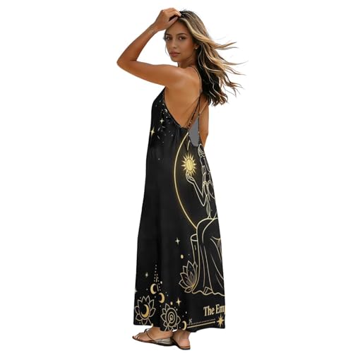 Robe dos ouvert sans manches femme pour rester fraîche en été