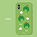 LINE Friends KCP-DBS005 iPhone Xs Case, iPhone X Case, Dual Guard PONGPONG Edward UP iPhone Cover, Supports 5.8-Inch Wireless Charging