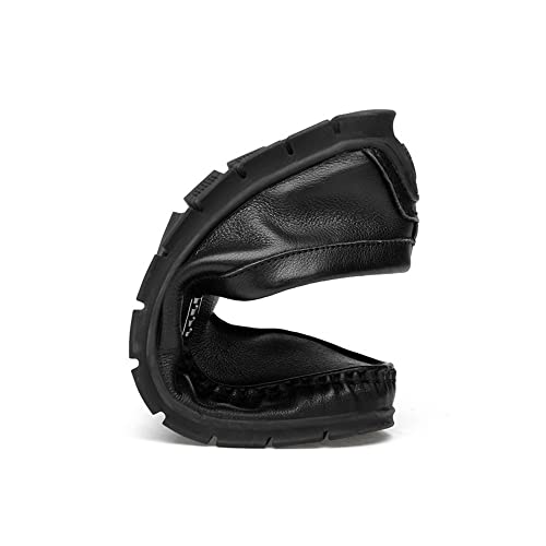 Mens Loafers Shoe Venetian Loafers Round Toe Lightweight Leather Lightweight Flat Heel Comfortable Fashion Party Slip-ons4