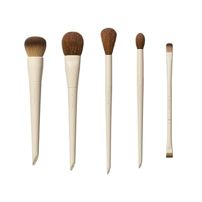 Morphe x Ariel Full Makeup Brush Collection - Includes A24 Foundation, A58 Cream Contour, A19 Dual-Ended Concealer, A14 Precision Setting, and A22 Blush Brushes (5 Piece Set)