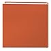 Fabric Frame Cover Photo Album 200 Pockets Hold 4x6 Photos, Tangerine Orange