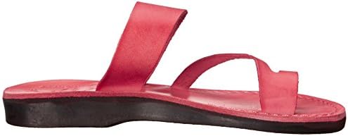 Zohar - Leather Toe Ring Sandal - Red | Image 5