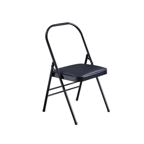 Chaise de yoga pliable double support transversal pour entraînement d'équilibre optimal
