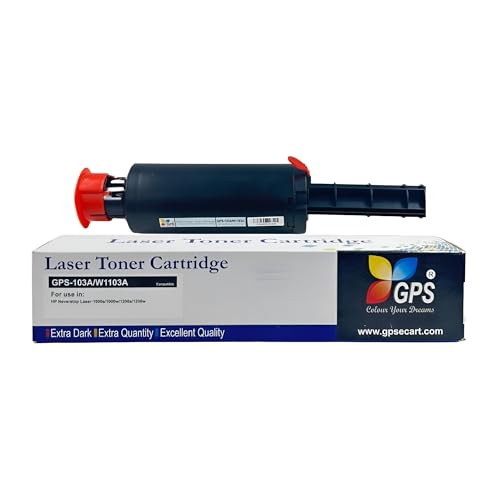 Image of GPS COLOUR YOUR DREAMS 103A for HP Neverstop 1200W Toner - Compatible 103A Toner Cartridge for HP Laser Printer, High Yield for HP 1005, HP LaserJet MFP, and HP 1200A Printer Series