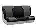 Coverking Custom Fit Front 40/20/40 Seat Cover for Select GMC Sierra Models - Neoprene 2-Tone (Charcoal with Black Sides)