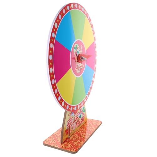SUPVOX Mini Prize Wheel for Party Spinning Fortune Wheel Prizes Wall-Mounted Game Turntable