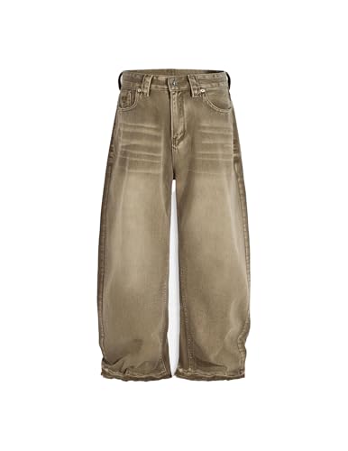 Aelfric Eden Barrel Jeans Retro Loose Jean Pant Casual Wide Leg Baggy Denim Pants Streetwear2