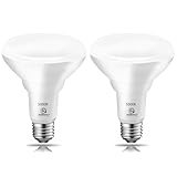 Energetic 2 Pack 75W BR30 LED Recessed Light Bulb, Dimmable, 900 Lumens, Daylight 5000K, E26 Base, Indoor LED Flood Light Bulb for 5/6 Inches Cans