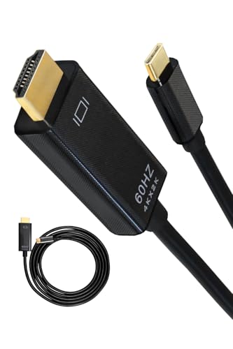 VYJEB HDMI ϊP[u Type-C P[u iPhone16 iPhone15 iPad Ή 4K fo ȒPڑ 1.8m 60Hz vX`bN^Cv ubN