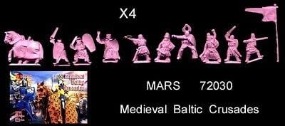 Miniatura 4 de Figuras de Marte 72030-172 Cruzadas Medievales Bálticas, kit de modelo de plástico a escala