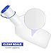 Urinals for Men Portable Emergency Toilet 1L Spilll Proof Male Urinal Plastic Jar Pee Bottle with Lid and Holder Urine Container for Travel Hospital, Incontinence and Elderly