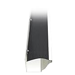 Alu-Rex Rain Gutter Guard – Aluminum Eavestrough Protection – Canadian-Made –Keeps leaves, debris, snow, and ice out – Basic Protection 4-Pack – 80 ft