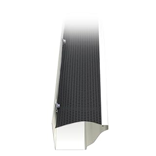 Alu-Rex Rain Gutter Guard – Aluminum Eavestrough Protection – Canadian-Made –Keeps leaves, debris, snow, and ice out – Basic Protection 4-Pack – 80 ft