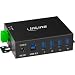Produktbild Inline USB 3.2 Gen.1 Industrie-Hub mit 4 Ports, Aluminiumgehäuse, DIN-Schienen-Montage, aktiver USB-Hub mit Netzteil, 5Gb/s, 35396A