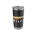 Wilco, TX Vintage Evergreen Sunset Eighties Retro Stainless Steel Insulated...