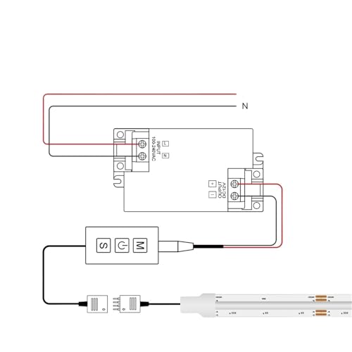 Transformateur LED AC DC 100V 240V vers 12V 4A transformateur ruban - 5