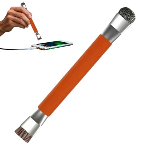 Cepillo Antiestático - Limpiador de Precisión con Doble Cabezal | Brochas Pequeñas para Limpieza | Herramienta para Limpiar Ordenadores, PC, Portátiles, Electrónica, Pianos, Máquinas y Mandos