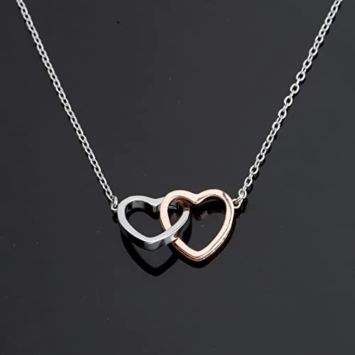 BLEOUK Sister of The Bride Necklace Gifts From Bride Sister Wedding Gift3