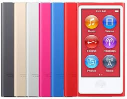 Player Compatible lpod Nano 7th Generation 16GB RED with Accessories(New)
