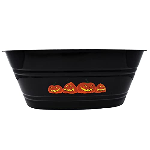 PTI Group Large Plastic Candy or Treat Tub-Black