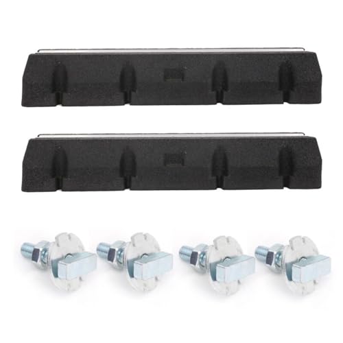 Youyijia 2 Stück Dämpfungssockel Bodenkonsole und Stoßdämpfender Fuß Bodenkonsole aus Gummigranulat für Feste Gummifüße für Wärmepumpen Externe Klimaanlagen Rohrleitungen (600MM)