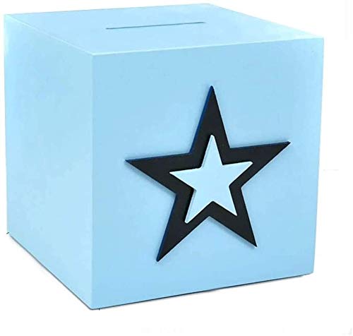 NIANXINN Piggy Bank Piggy Bank Blue Large-Capacity Piggy Bank an Unopenable Money Box Coin Storage Bank Money Box