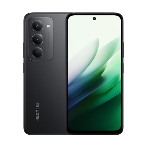 Xiaomi Redmi 15 5G Smartphone 8GB+256GB, Massive 7000mAH Battery, 144Hz 6.9" FHD Display, Quad-curved Design, 50MP AI Dual Camera, 33W Fast Charging Midnight Black (2 Years Warranty+No In-box Charger)