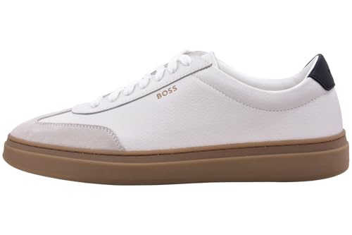 Image of BOSS Men's Kieran Smooth Leather Tennis Sneaker