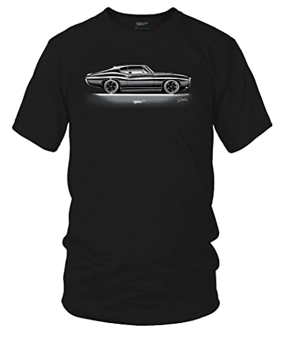 Wicked Metal 1968 GTO Silhouette, GTO Shirt, Muscle Car Shirt, Pontiac GTO Shirt