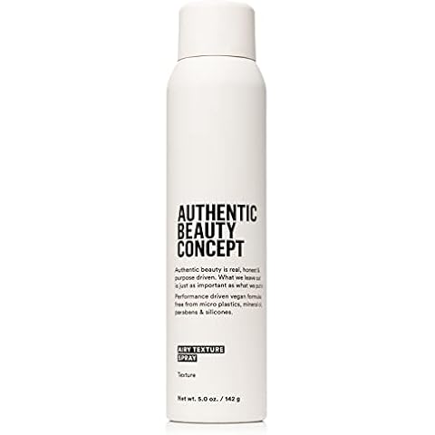 Authentic Beauty Concept Airy Texture Spray | Dry Texturizing Volume Spray | Instant Lift & Effortless Volume | All Hair Types | Heat Protection | Vegan & Cruelty-free | Silicone-free | 5 oz. Cover