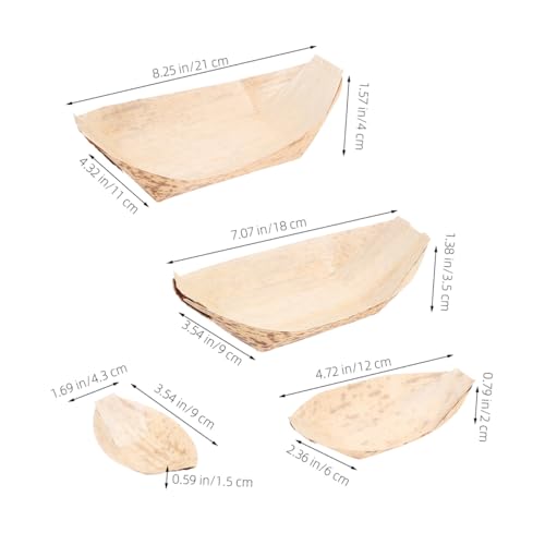 Platos desechables barco para sushi x40 miniatura 2