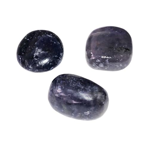 Iolite pierres roulées 500g pour calmer l'anxiété et retrouver un sommeil paisible
