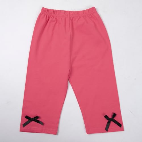Image of LUKYCILD Baby Girls Summer Clothes Casual Clothing Suit Short Sleeve Striped T-Shirt +Pants