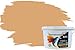 Produktbild RyFo Colors Bunte Wandfarbe Manufakturweiß Amaretto 10l - weitere Braun Farbtöne und Größen erhältlich, Deckkraft Klasse 1, Nassabrieb Klasse 1