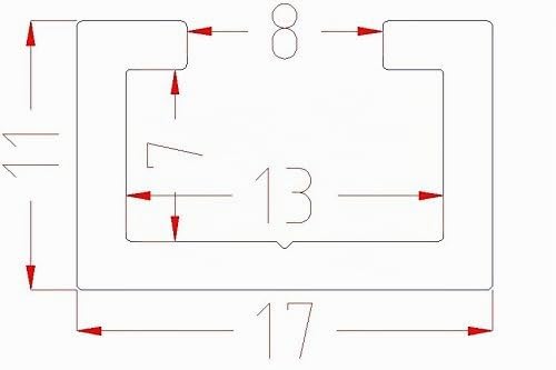 2 St. 1m C Profil M8 Aluminium T Nut Alu Profilschiene Zubehör Schrauben Set