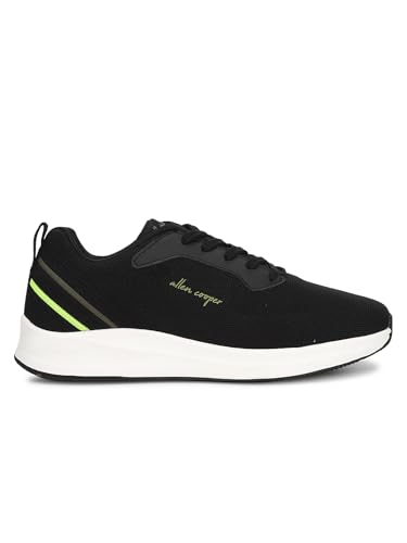Image of Allen Cooper Training,Road Running,Cricket,Gym,Sports Comfortable Extra Max Cusion with Memory Foam Insole Running Shoes for Men(601|Grey /Black-Olive-Sizes 6,7,8,9,10)
