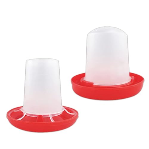 Tiiyee Kit De Mangeoire Et Abreuvoir Pour Poussins, Abreuvoir Poussin Mangeoire Moineau Distributeur D'eau Movible Automatique Feeder à Volaille Oiseaux...