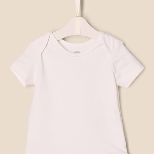 Amazon Essentials x Sofia Grainge Unisex Babies' Short Sleeve Crewneck Bodysuit, Pack of 34