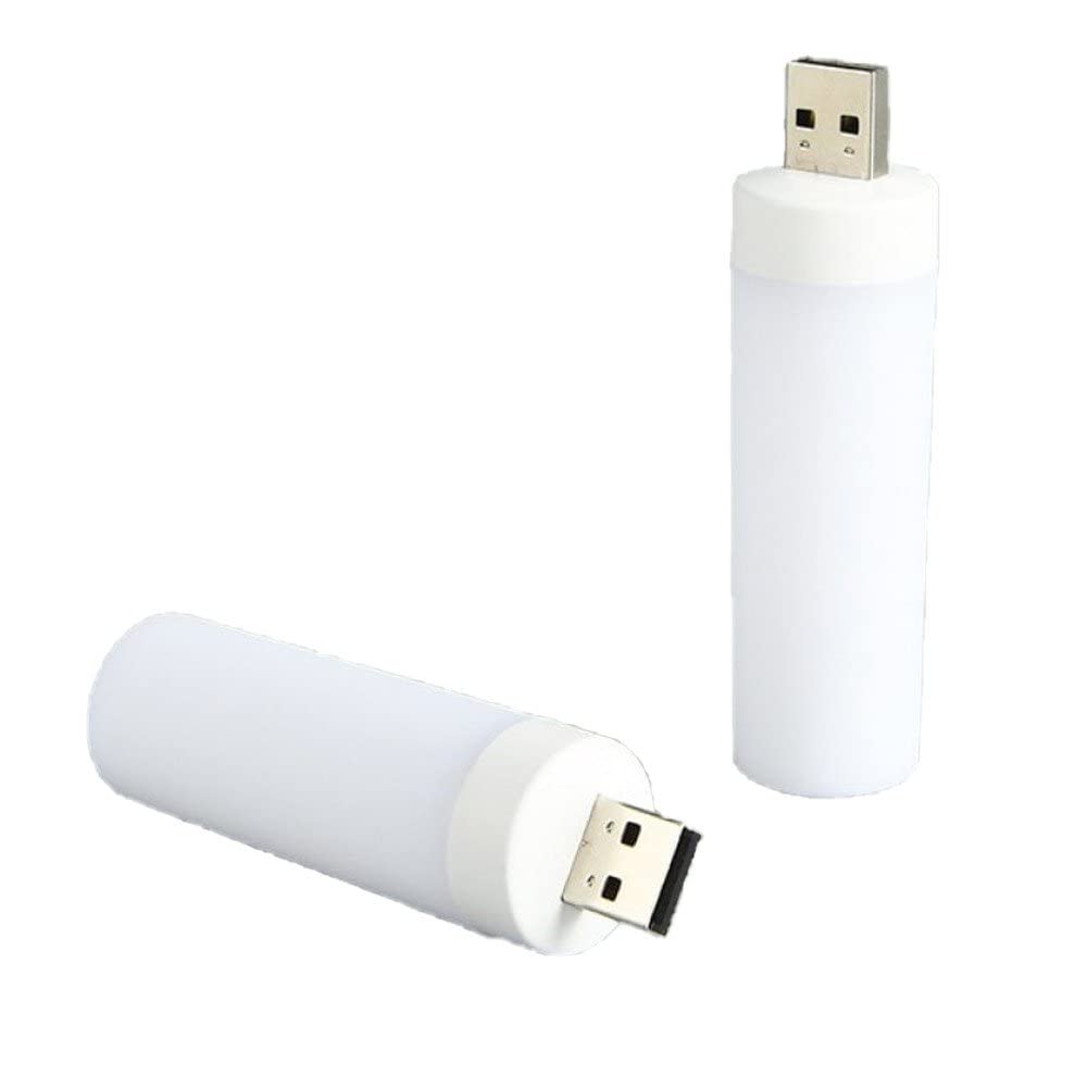 bopely 2pcs Usb Light Led Flame Flashing Candle Lights Book Lamp for Camping Effect Light