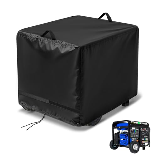 Farafox Generator Cover for DuroMax XP-Series - 31x30x25 inch Portable Outdoor Power Bank Cover 500D...