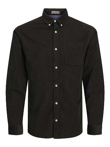 Jack & Jones Herren Jjeclassic Corduroy Shirt L/S Sn Hemd, Rosin, L EU