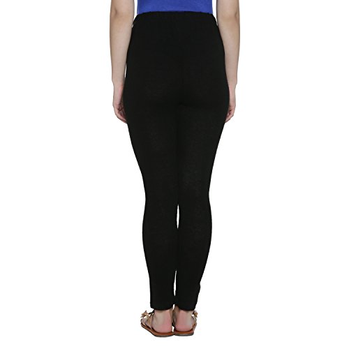 Buy Rangmanch By Pantaloons Women's Acrylic Relaxed Legging (205000005808924_Black_XXLarge) at