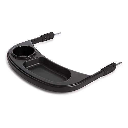 Austlen Entourage Stroller Snack Tray: BPA Free Baby Stroller Attachment Accessories - Black