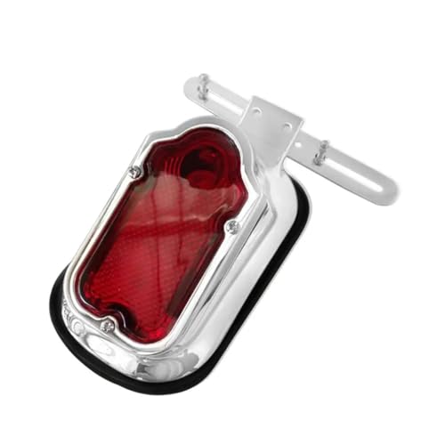 Luz trasera de freno roja en plástico ABS para motocicletas y ciclomotores 4